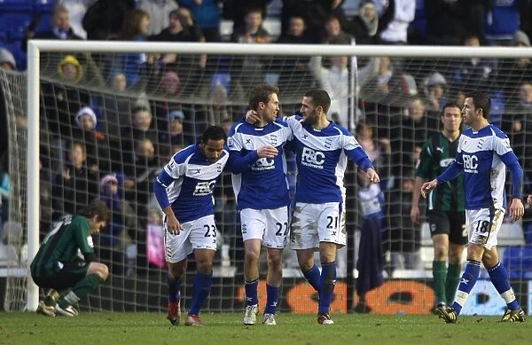 Stuart Parnaby Scores Birmingham City's Second Goal Against Coventry City in FA Cup Fourth Round (January 29, 2011)