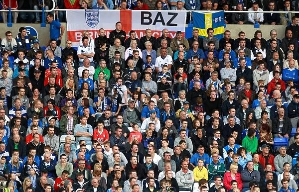 Tense Europa League Play-Off Moment at St. Andrew's: Birmingham City FC Fans United in Anticipation (25-08-2011)