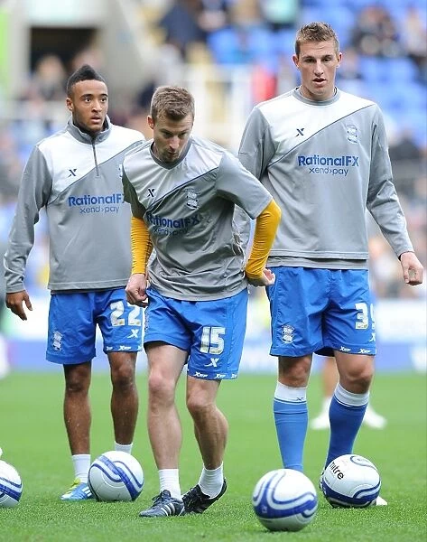 United in Action: Redmond, Elliott, and Wood Lead Birmingham City against Reading (Npower Championship, 06-11-2011)