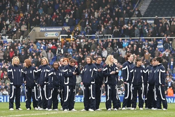 United in Support: Birmingham City FC's Ladies Team Joins Premier League Match Action (B'ham vs. Newcastle, 05-03-2011)