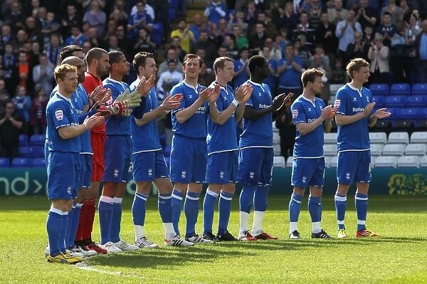 United in Support: A Minute's Applause for Fabrice Muamba - Birmingham City vs. Cardiff City (Npower Championship, 25-03-2012, St. Andrew's)