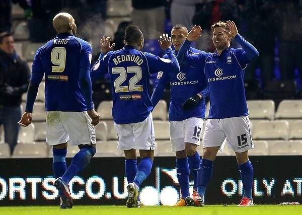 Wade Elliott Scores the First Goal: Birmingham City FC vs. Leeds United (FA Cup Third Round Replay, 2013)