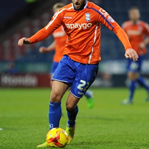 Andrew Shinnie in Action for Birmingham City at Huddersfield Town's John Smith Stadium (Sky Bet Championship)