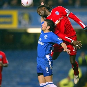 Battling It Out: Kezman vs. Melchiot at Stamford Bridge - Birmingham City vs. Chelsea FA Cup Fourth Round (30-01-2005)