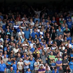 Birmingham City FC Fans Euphoria at Nottingham Forest's City Ground during Npower Championship Match (02-10-2011)