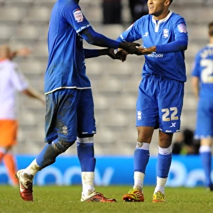 Birmingham City FC: Nathan Redmond and Guiranne N'Daw's Jubilant Moment as Championship Win over Blackpool is Secured