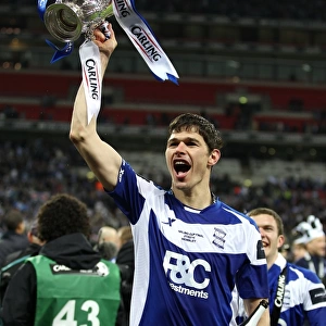 Birmingham City FC: Nikola Zigic Scores Historic Carling Cup-Winning Goal at Wembley - Trophy Lift