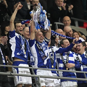 Birmingham City FC: Stephen Carr's Triumphant Lift of the Carling Cup at Wembley Stadium