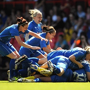Birmingham City FC: Women's FA Cup Triumph - Celebrating Victory over Chelsea Ladies at Ashton Gate