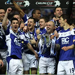 Birmingham City FC's Carling Cup Triumph: Celebrating Victory over Arsenal at Wembley Stadium