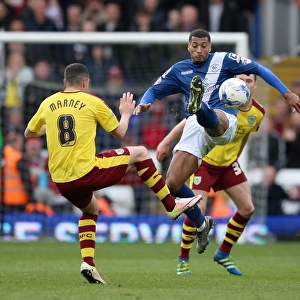 Birmingham City vs Burnley: David Davis in Action during Sky Bet Championship Match at St Andrews