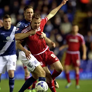 Birmingham City vs. Middlesbrough: Intense Battle Between Jordan Rhodes and Michael Morrison in Sky Bet Championship Match