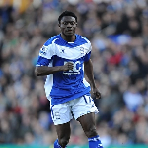 Birmingham City vs Stoke City: Obafemi Martins in Action (Premier League, 12-02-2011)