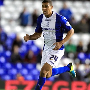 Birmingham City vs Stoke City: Tom Adeyemi in Action - Capital One Cup Fourth Round Clash at St. Andrew's (October 29, 2013)