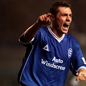 Birmingham City's Geoff Horsfield: Triumphant Third Goal in Dramatic Semi-Final Victory over Ipswich Town (January 31, 2001)