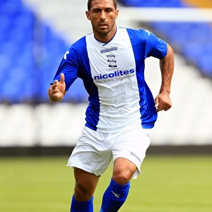 Birmingham City's Hayden Mullins in Action during Friendly Match vs Hull City (July 27, 2013)