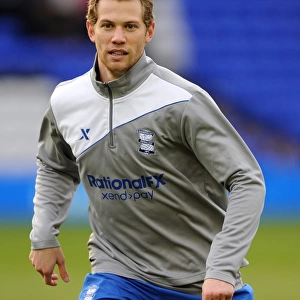 Birmingham City's Jonathan Spector in Action against Blackpool (Npower Championship, 31-12-2011)
