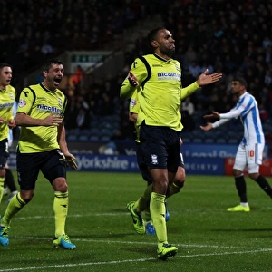 Birmingham City's Kyle Bartley Ecstatically Celebrates His Hat-Trick Against Huddersfield Town in Sky Bet Championship
