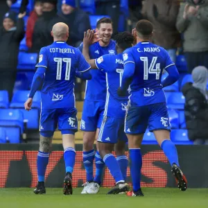 Sky Bet Championship Poster Print Collection: Sky Bet Championship - Birmingham City v Brentford - St Andrew's