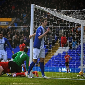 Birmingham City's Nicola Zigic Scores Championship-Winning Goal vs Barnsley (January 1, 2014)