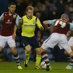 Burnley's Defensive Wall Stands Firm Against Birmingham City's Chris Burke