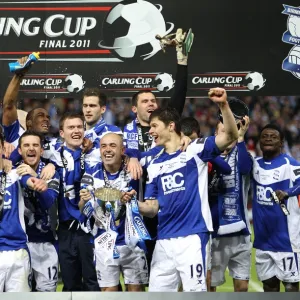 Carling Cup Winners - 2011 Canvas Print Collection: Presentation