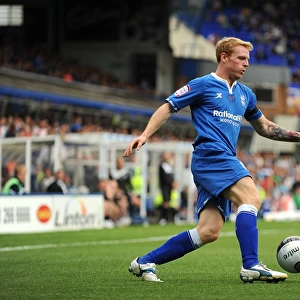 Chris Burke in Action: Birmingham City vs Coventry City (Npower Championship 2011)