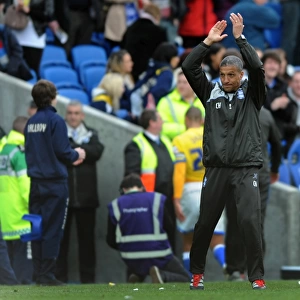 Chris Houghton's Heartfelt Applause to Birmingham City Fans at AMEX Arena (21-04-2012)