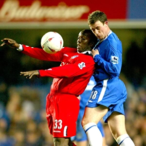 Clash of Titans: Dwight Yorke vs. Wayne Bridge in FA Cup Fourth Round Showdown (30-01-2005, Stamford Bridge)
