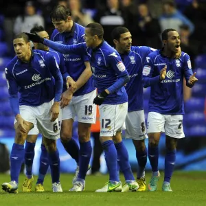 npower Football League Championship Framed Print Collection: Birmingham City v Burnley : St. Andrew's : 22-12-2012