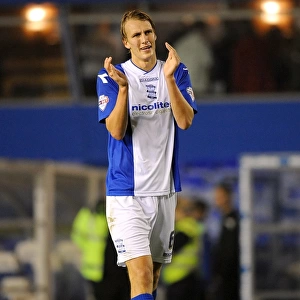 Dan Burn vs Swansea City: Birmingham City's Defender Faces Off in Capital One Cup Third Round at St. Andrew's (September 25, 2013)