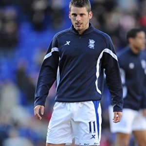 David Bentley in Action: Birmingham City vs Stoke City (Premier League, 12-02-2011)