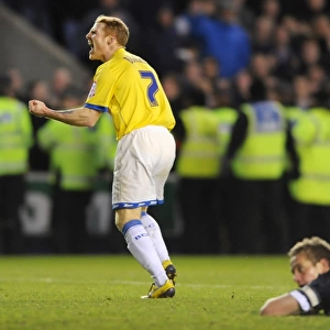 Euphoria Unleashed: Adam Rooney's Historic Goal Celebration for Birmingham City vs. Millwall (1/14/2012)
