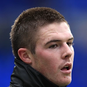 FA Cup Third Round: Jack Butland's Focused Determination for Birmingham City Against Wolverhampton Wanderers at St. Andrew's (07-01-2012)