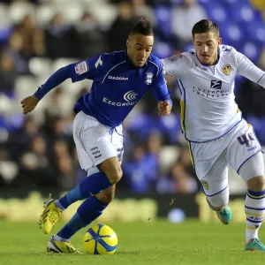 FA Cup Poster Print Collection: FA Cup : Round 3 Replay : Birmingham City v Leeds United : St. Andrew's : 15-01-2013