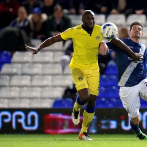 Intense Rivalry: Kyle Lafferty vs Sol Bamba Battle for Championship Supremacy (Birmingham City vs Leeds United)