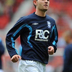 James O'Shea in Action: Birmingham City vs. Manchester United (Premier League, Old Trafford - August 16, 2009)