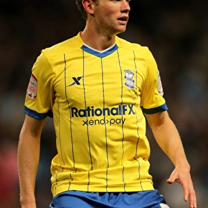 Jonathan Spector at Etihad Stadium: Birmingham City's Brave Performance Against Manchester City in Carling Cup Third Round (September 21, 2011)