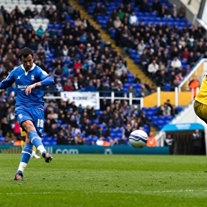Keith Fahey Scores Birmingham City's Second Goal Against Crystal Palace (07-04-2012, St. Andrew's)