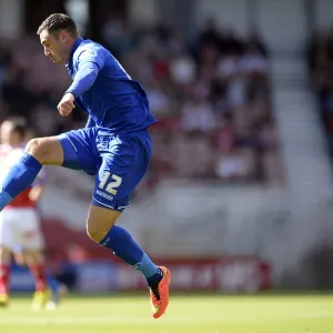 Lee Novak in Action: Birmingham City vs. Middlesbrough at Riverside Stadium, Sky Bet Championship