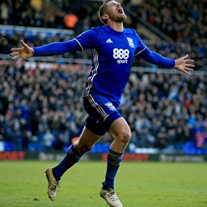 Lukas Jutkiewicz Scores First Goal for Birmingham City Against Fulham in Sky Bet Championship