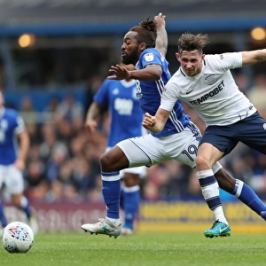 Maghoma vs Browne: Intense Rivalry in the Sky Bet Championship Clash between Birmingham City and Preston North End (2017-18)
