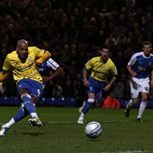Marlon King's Penalty: Birmingham City's Dramatic Equalizer Against Peterborough United (Npower Championship, 02-01-2012, London Road)