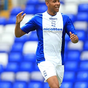 Matt Green Scores the Opener: Birmingham City's Victory Against Hull City at St. Andrew's (July 27, 2013)