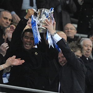 McLeish and Yeung: Birmingham City FC's Carling Cup Victory Celebration at Wembley Stadium