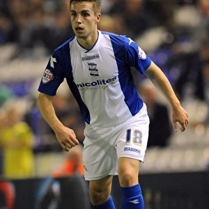 Mitch Hancox in Action: Birmingham City vs Swansea City - Capital One Cup Third Round Showdown at St. Andrew's