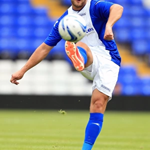 Neal Eardley in Action: Birmingham City vs Hull City (Friendly Match, July 27, 2013, St. Andrew's)