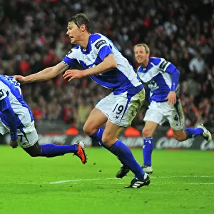 Obafemi Martins' Thrilling Goal: Birmingham City's Carling Cup Final Triumph over Arsenal at Wembley