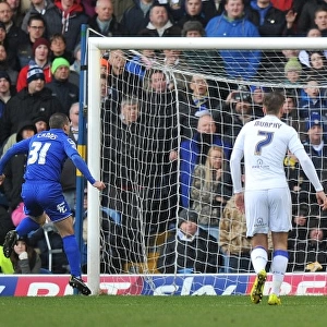 Paul Caddis Scores Birmingham City's Opening Goal: Sky Bet Championship Match at Elland Road against Leeds United