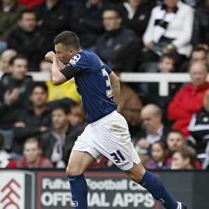 Paul Caddis Scores Penalty: Birmingham City's Second Goal against Fulham in Sky Bet Championship